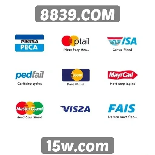 Métodos de pagamento disponíveis no 8839.COM